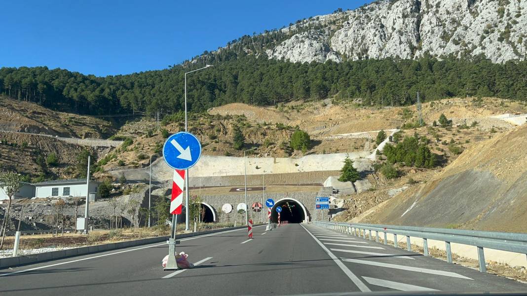 Sürücüler dikkat! Konya’nın 4 dakikada iklim değiştiren tünelinde çalışma var 1